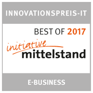 INNOVATIONSPREIS-IT BEST OF 2017 initiative mittelstand E-BUSINESS