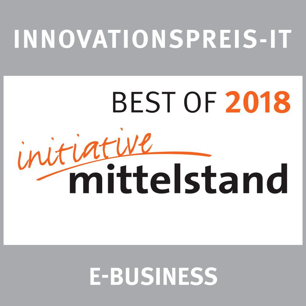 INNOVATIONSPREIS-IT BEST OF 2018 initiative mittelstand E-BUSINESS