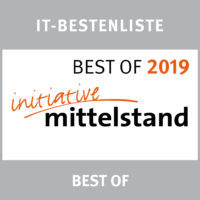 IT-BESTENLISTE BEST OF 2019 initiative mittelstand BEST OF