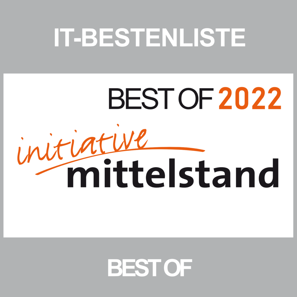 IT-BESTENLISTE BEST OF 2022 initiative mittelstand BEST OF 